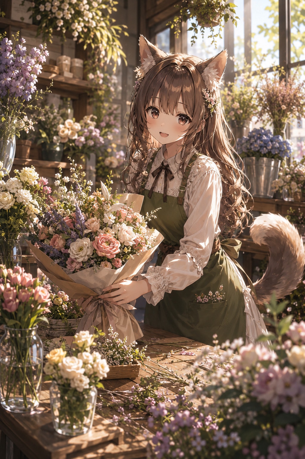 企画名 : けもみみ花屋
