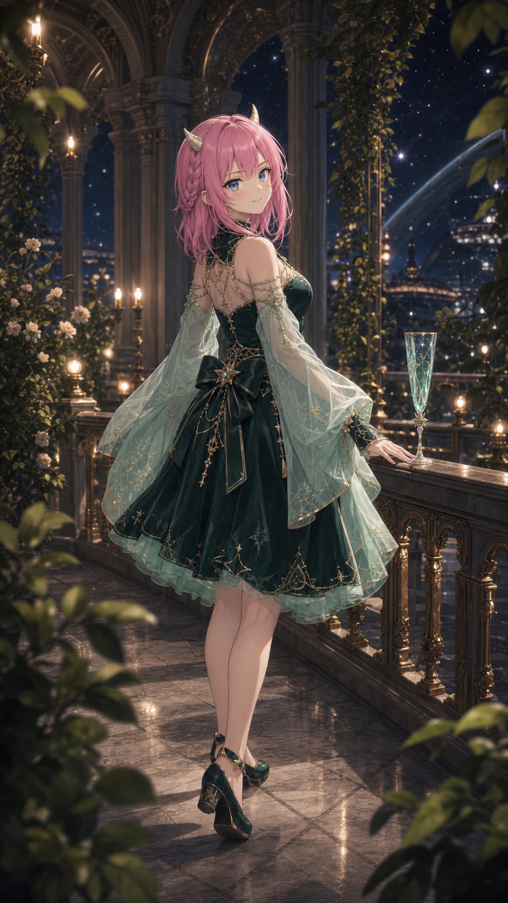 翡翠の夜風にほどけて
