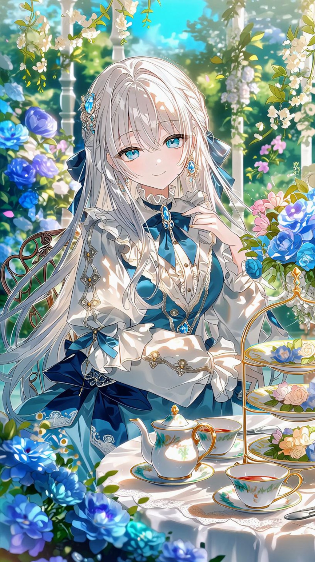 優雅な午後のティータイム