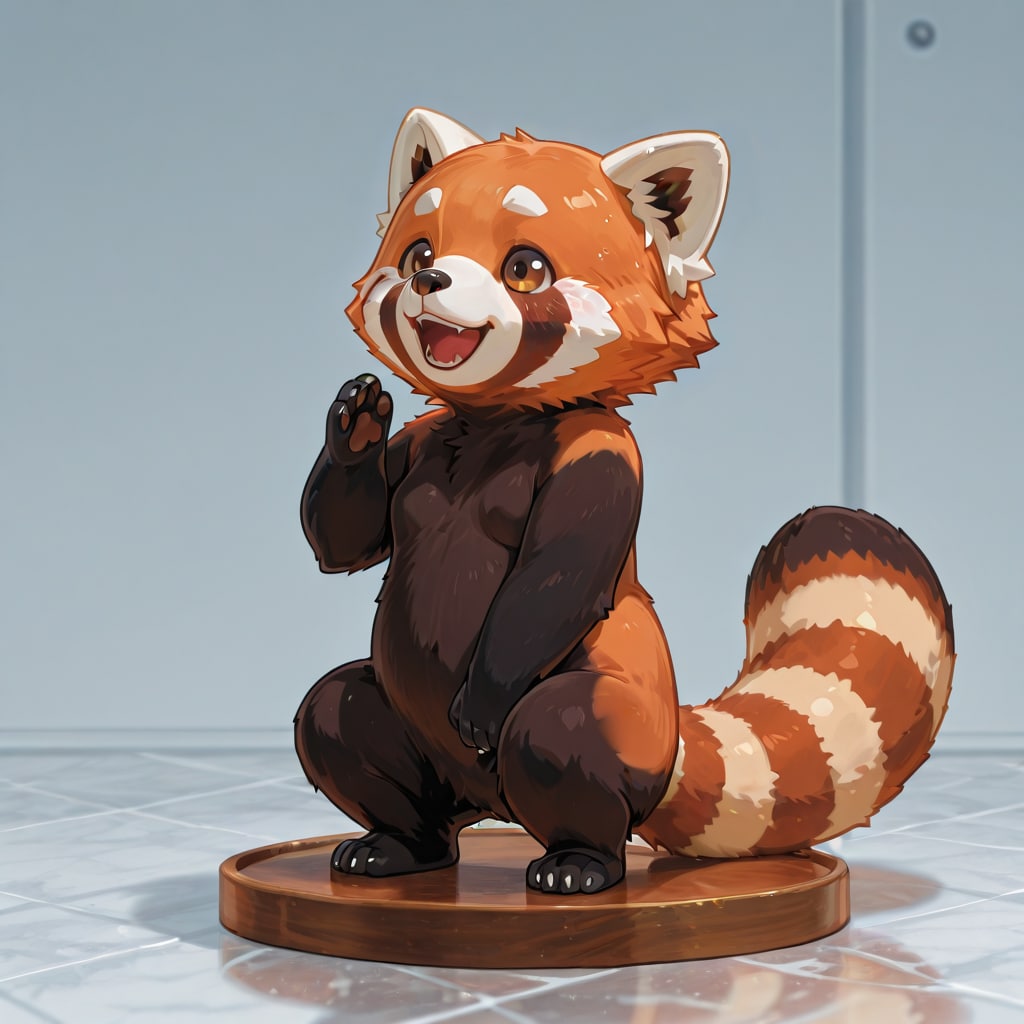 レッドパンダ（レッサーパンダ）のフィギュア