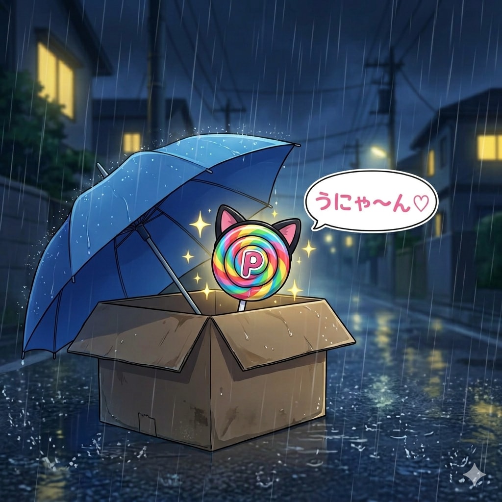 ひろってほしいにゃん♡