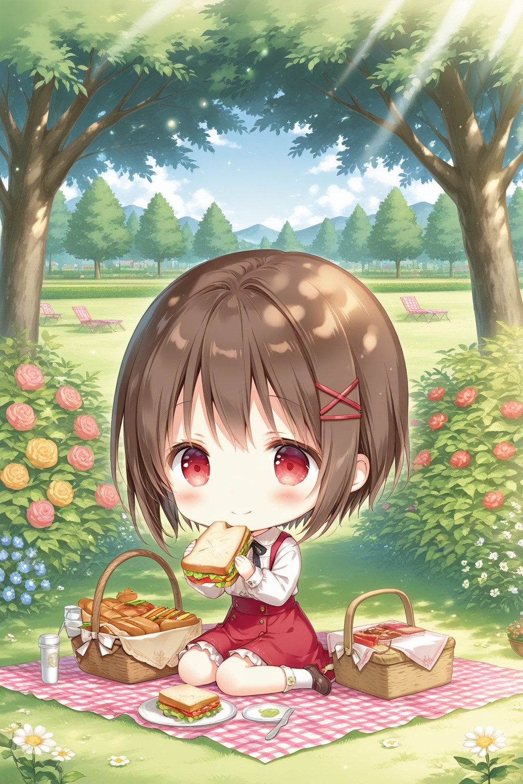 ひっそりと
