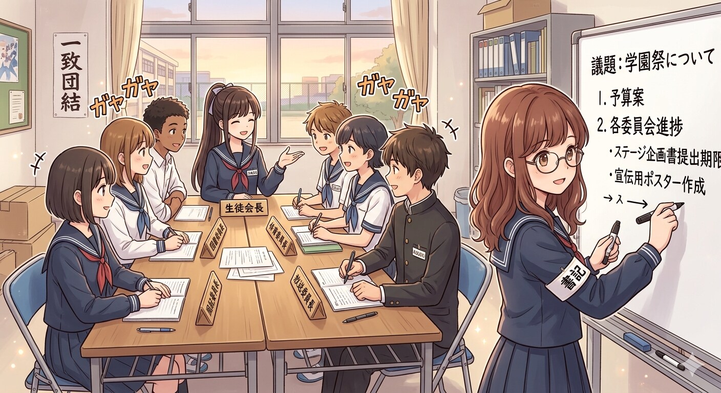 委員長ミーティング | の人気AIイラスト・グラビア