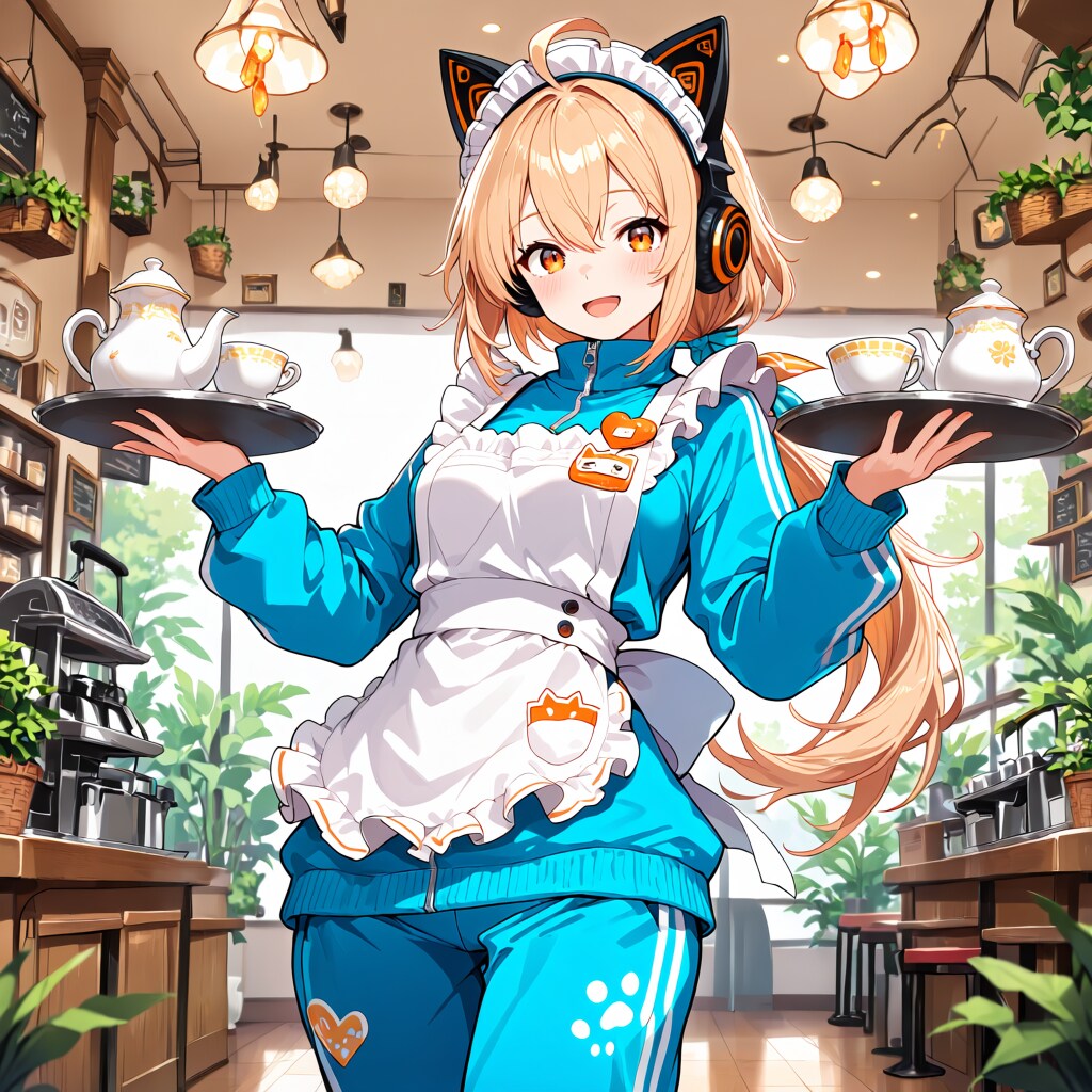 ジャージメイド | の人気AIイラスト・グラビア