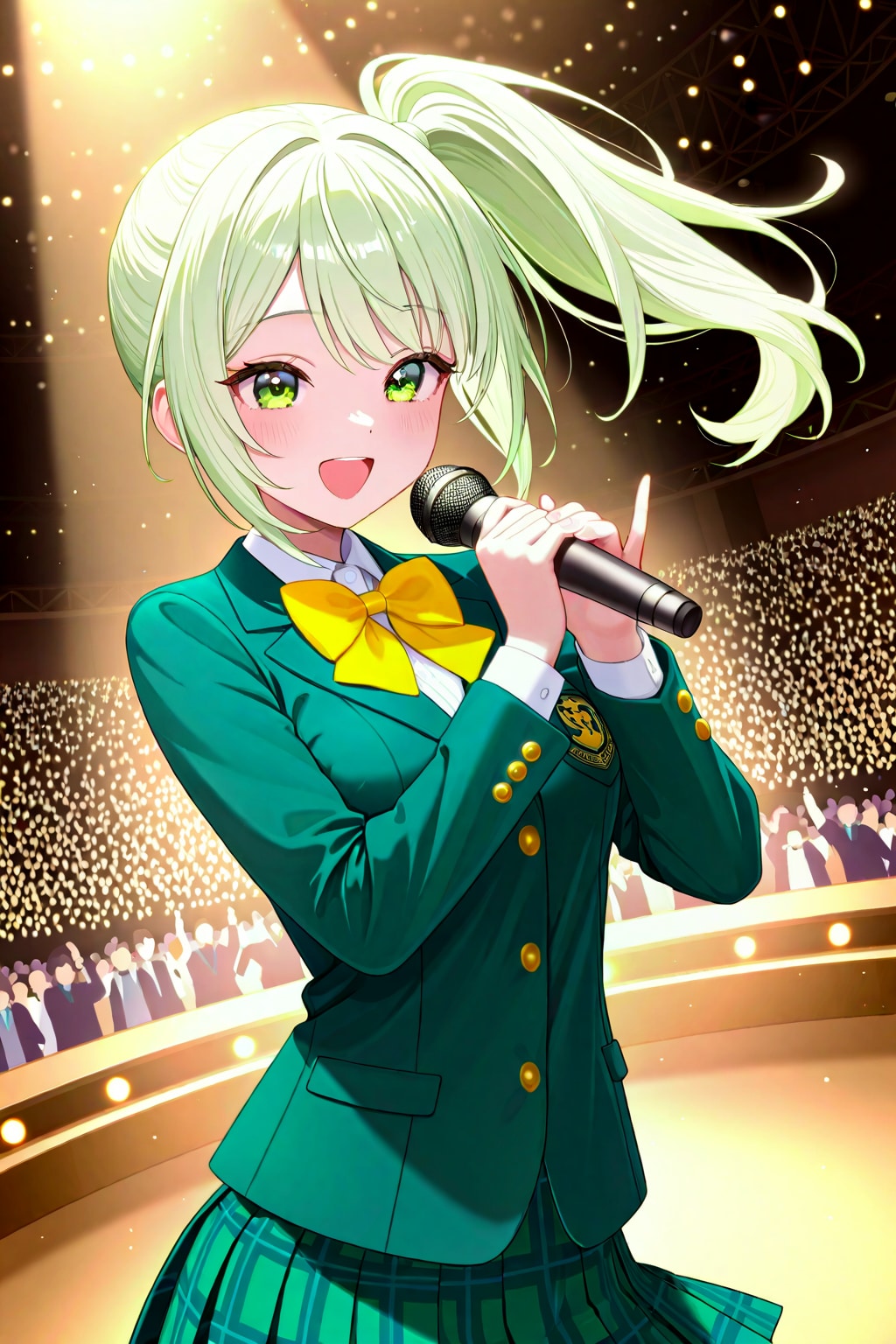 制服ライブの萌葱喜緑ちゃん