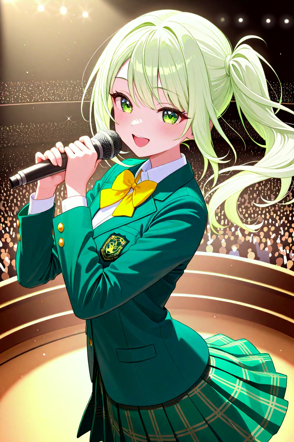 制服ライブの萌葱喜緑ちゃん