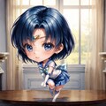 ちびキャラ化に挑戦シリーズ#02：セーラーマーキュリーのかわいらしい新たな魅力 12枚目
