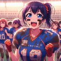 🏈泥まみれの女子アメフト 143 9枚目