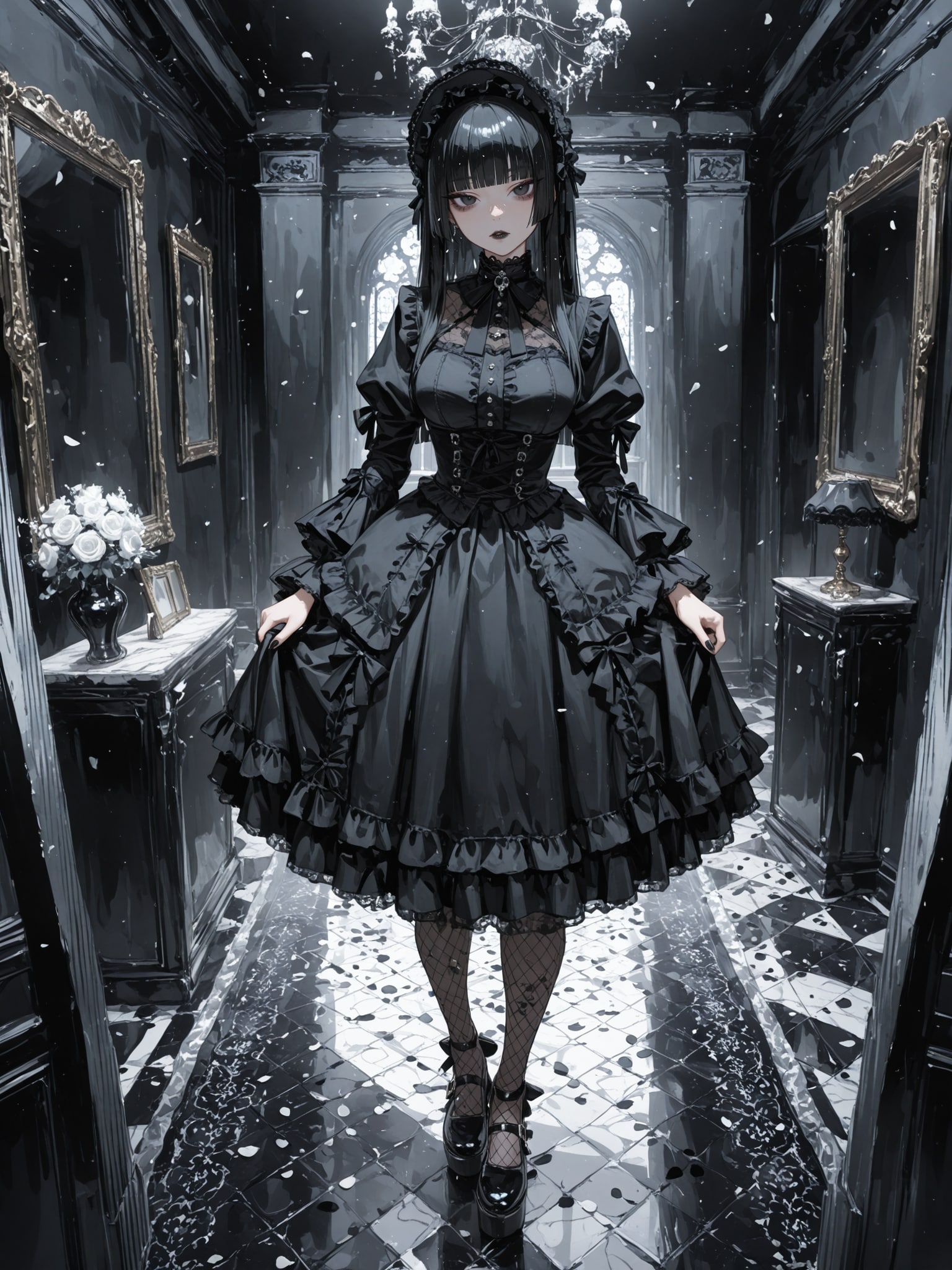 ♰ Schwarz Noir ♰ | の人気AIイラスト・グラビア