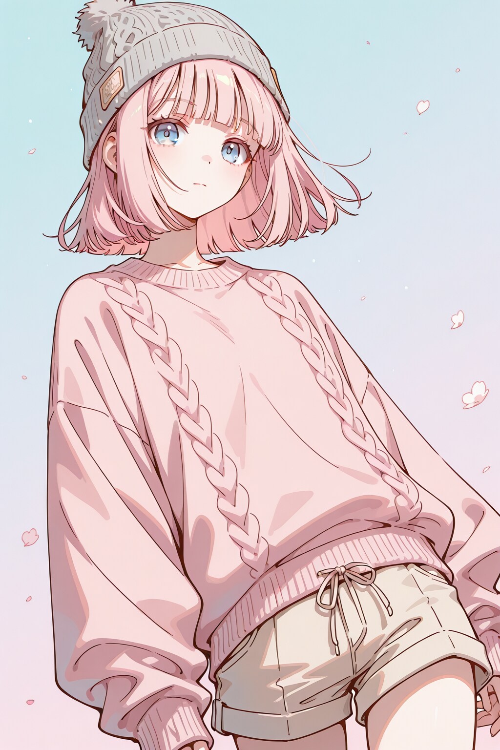パステルピンク少女 | の人気AIイラスト・グラビア