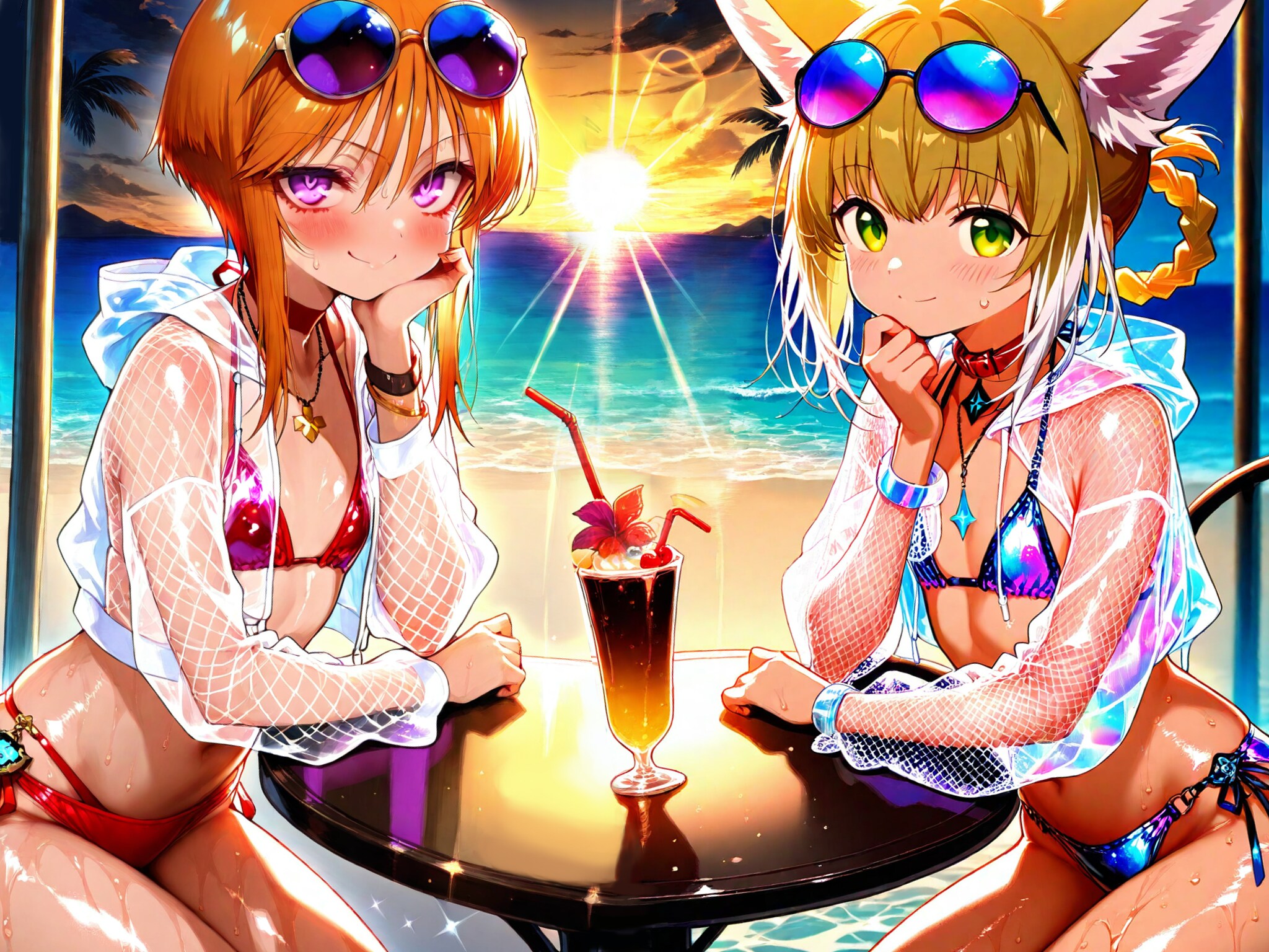 夕暮れビーチ