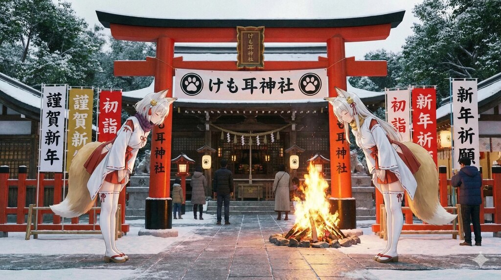 2026年の初詣は「けも耳神社」へ