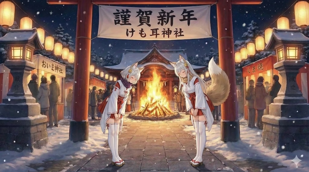 2026年の初詣は「けも耳神社」へ