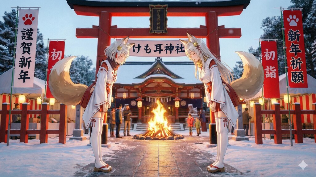 2026年の初詣は「けも耳神社」へ