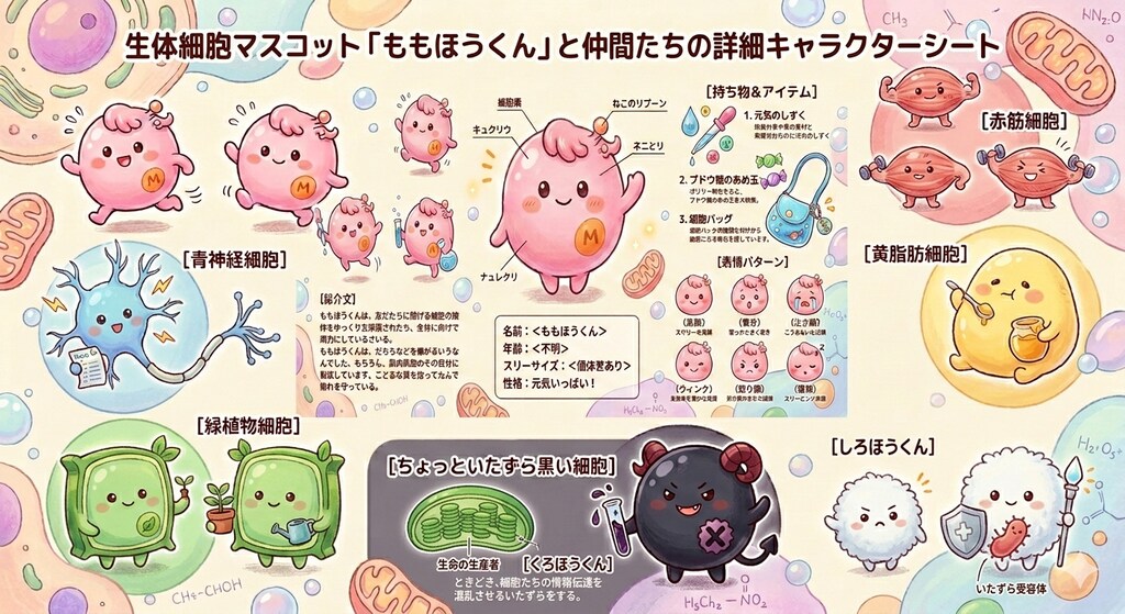 生体細胞マスコット