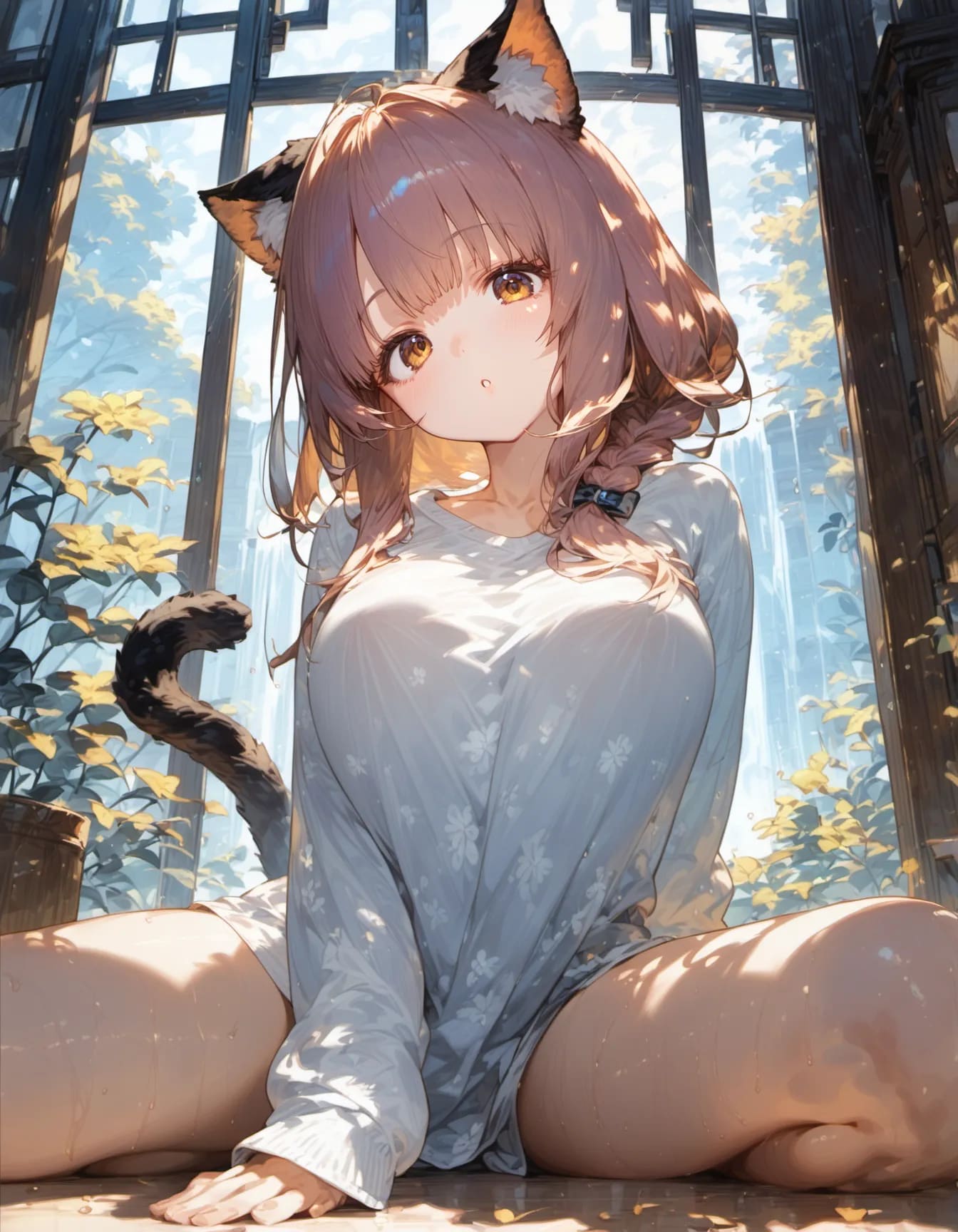 Morning Light in the Greenhouse | の人気AIイラスト・グラビア