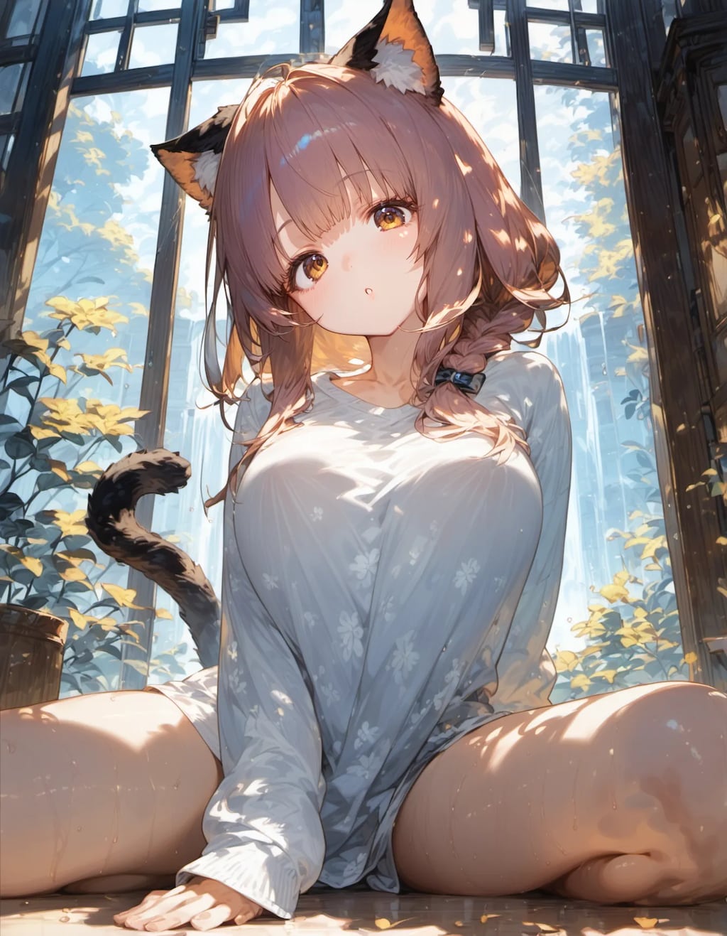 Morning Light in the Greenhouse