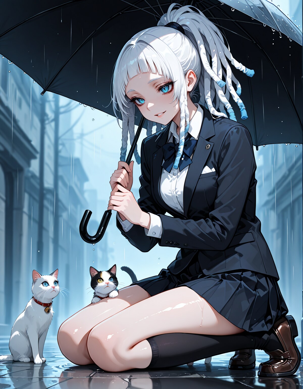 ネコがいたんだ。