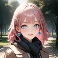 冬ピンクさん2 2枚目