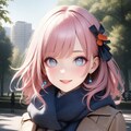 冬ピンクさん2 10枚目