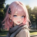 冬ピンクさん2 3枚目