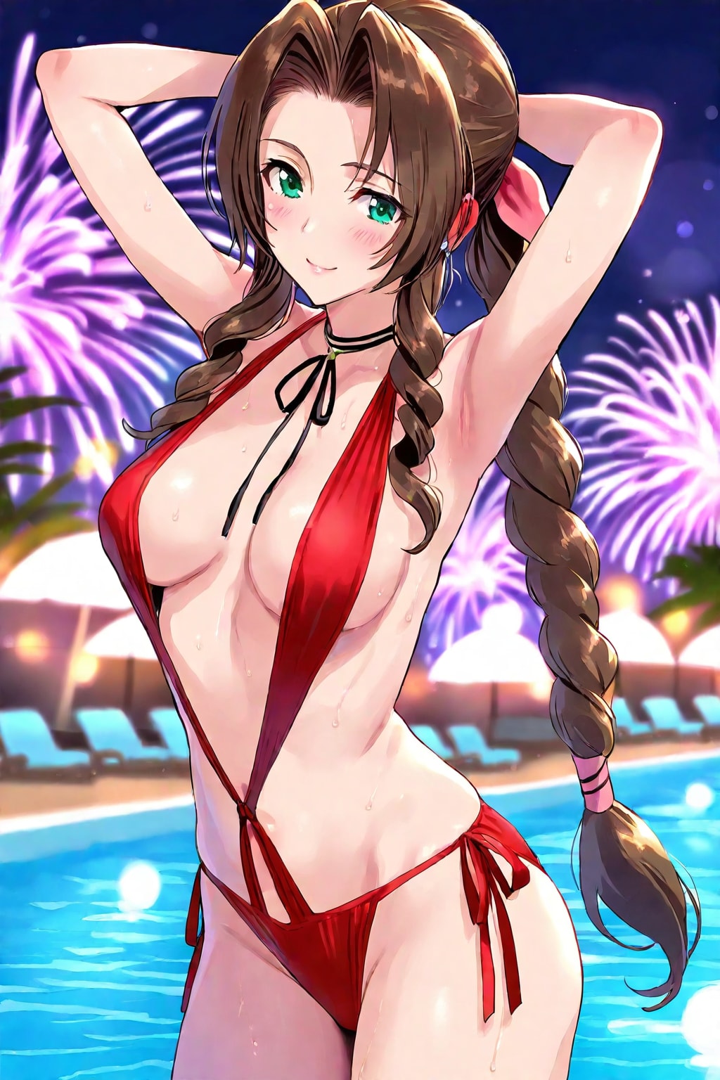 【習作】ティファとエアリス　水着コレクション　ーVer.01ー