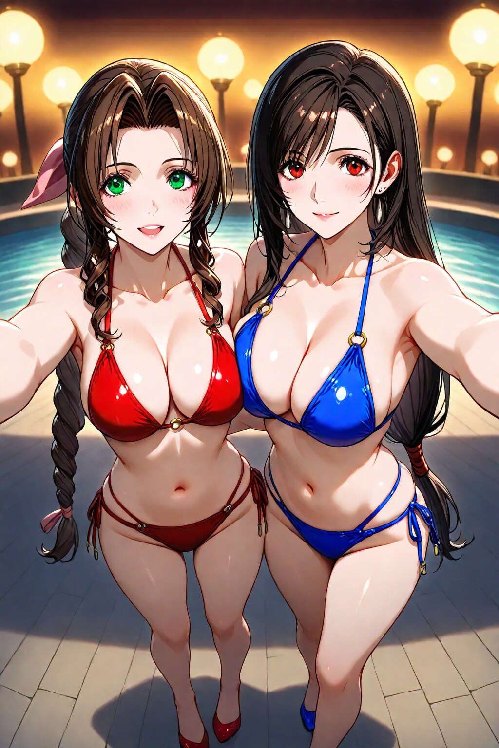 【習作】ティファとエアリス　水着コレクション　ーVer.01ー