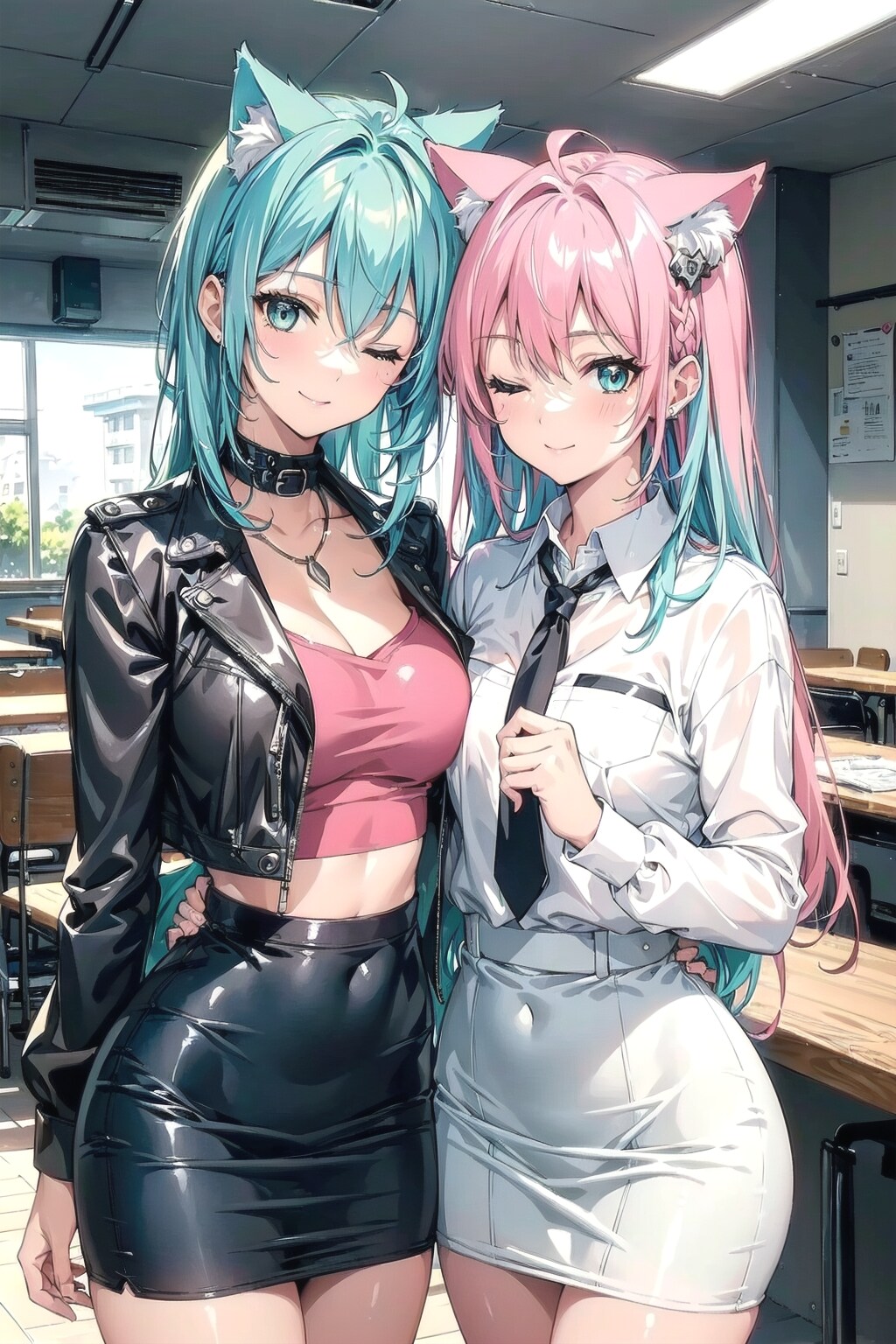 仲良し猫耳姉妹🐱🐱✨