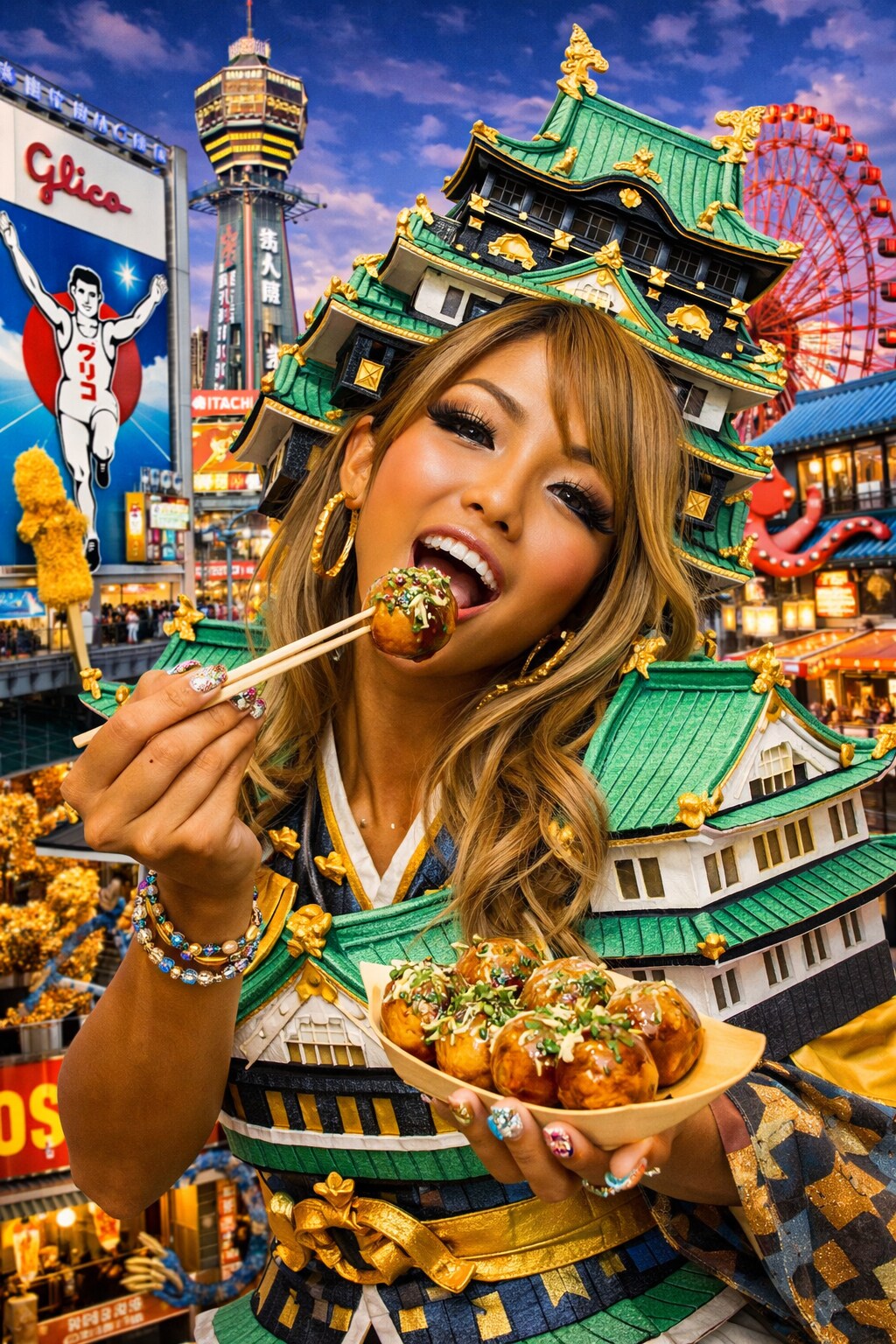 大阪嬢 | の人気AIイラスト・グラビア