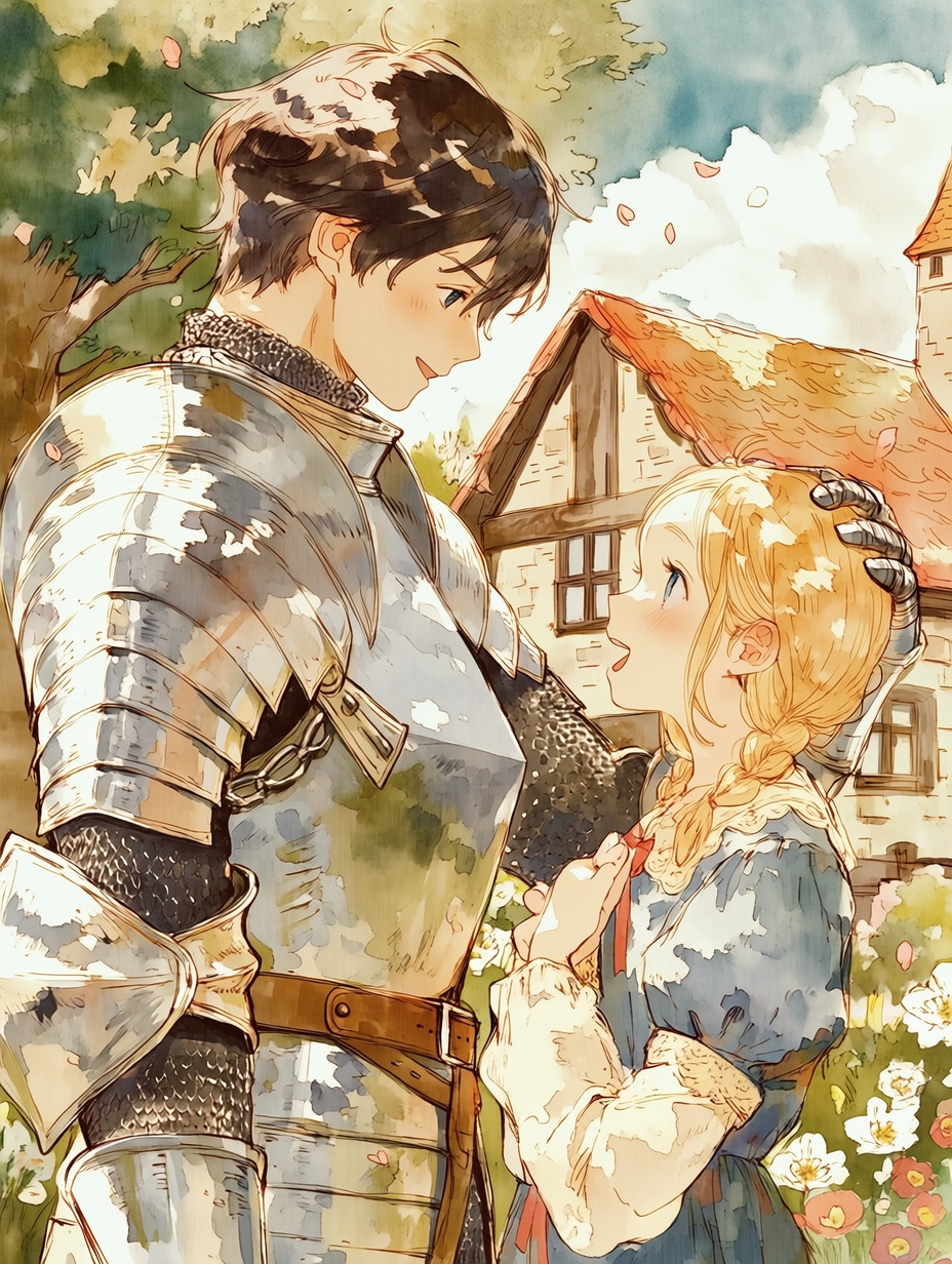 騎士と村娘09 | の人気AIイラスト・グラビア