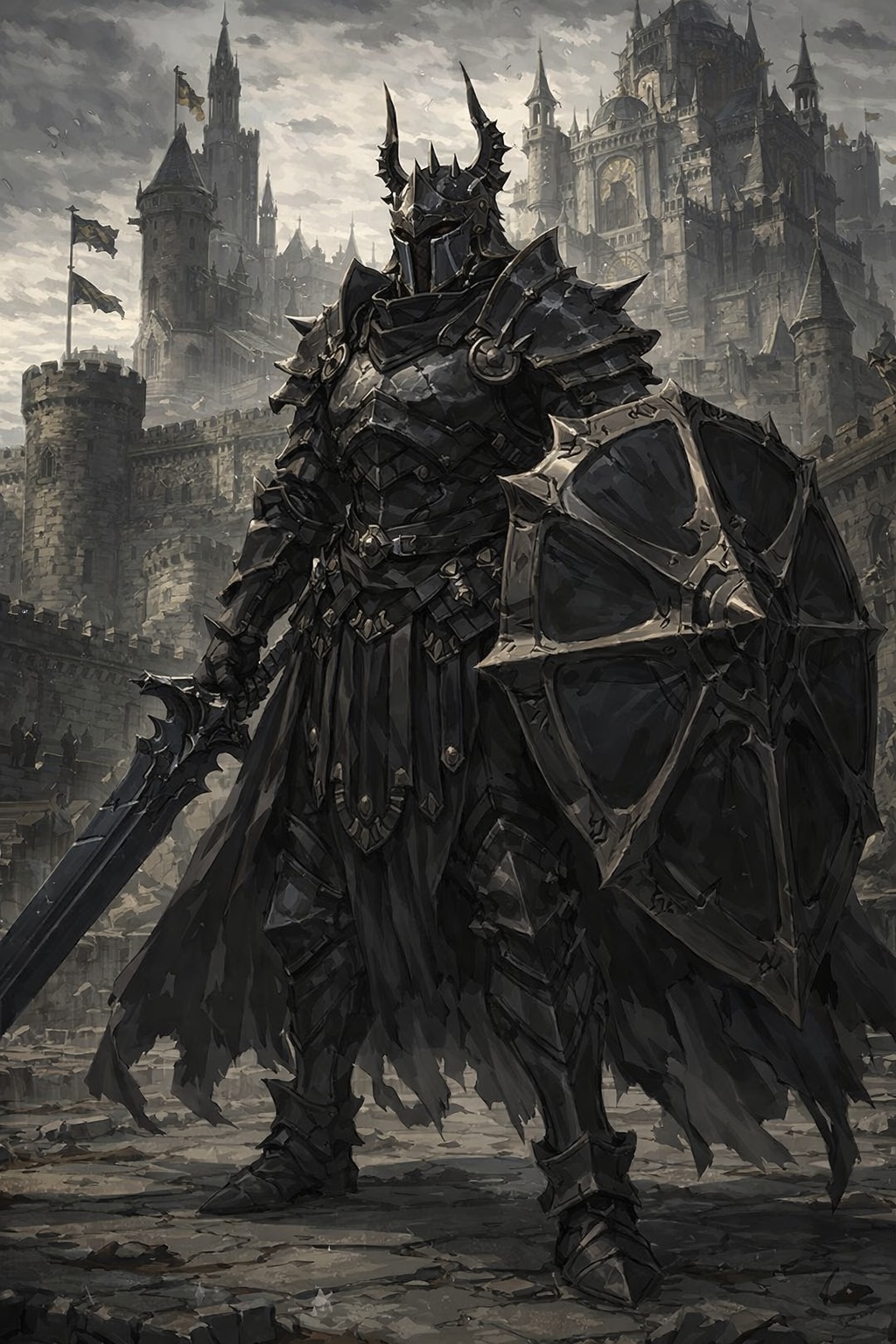 角兜の黒騎士