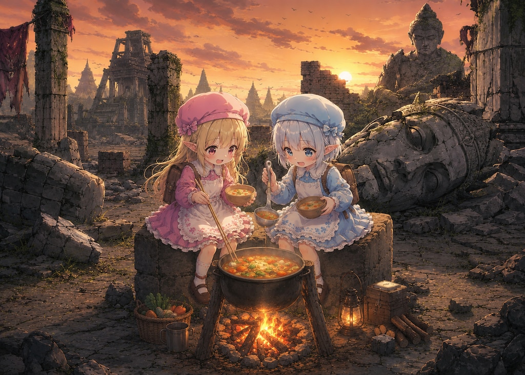 エルフちゃんの旅路3 ごはん