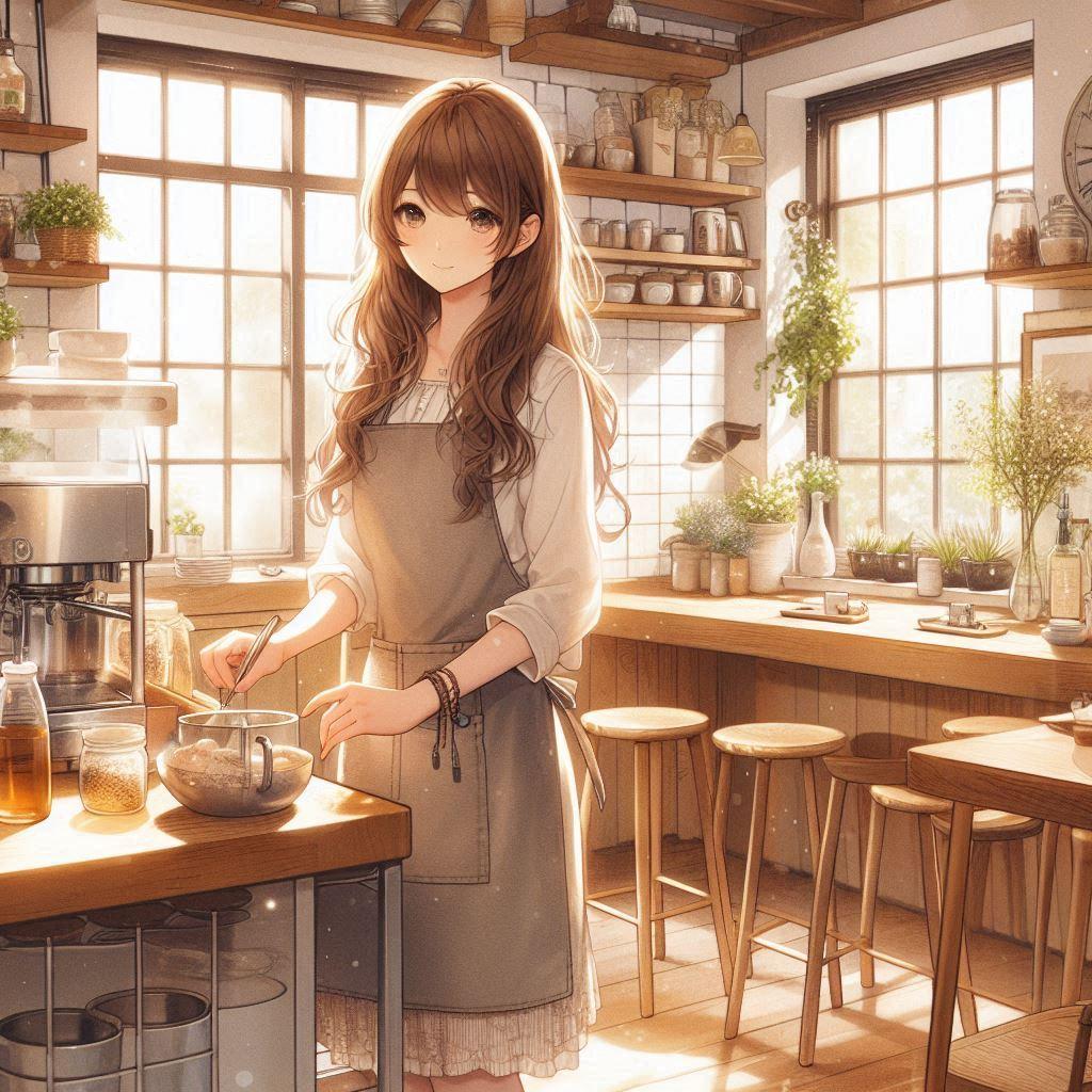 カフェの店員さん | の人気AIイラスト・グラビア