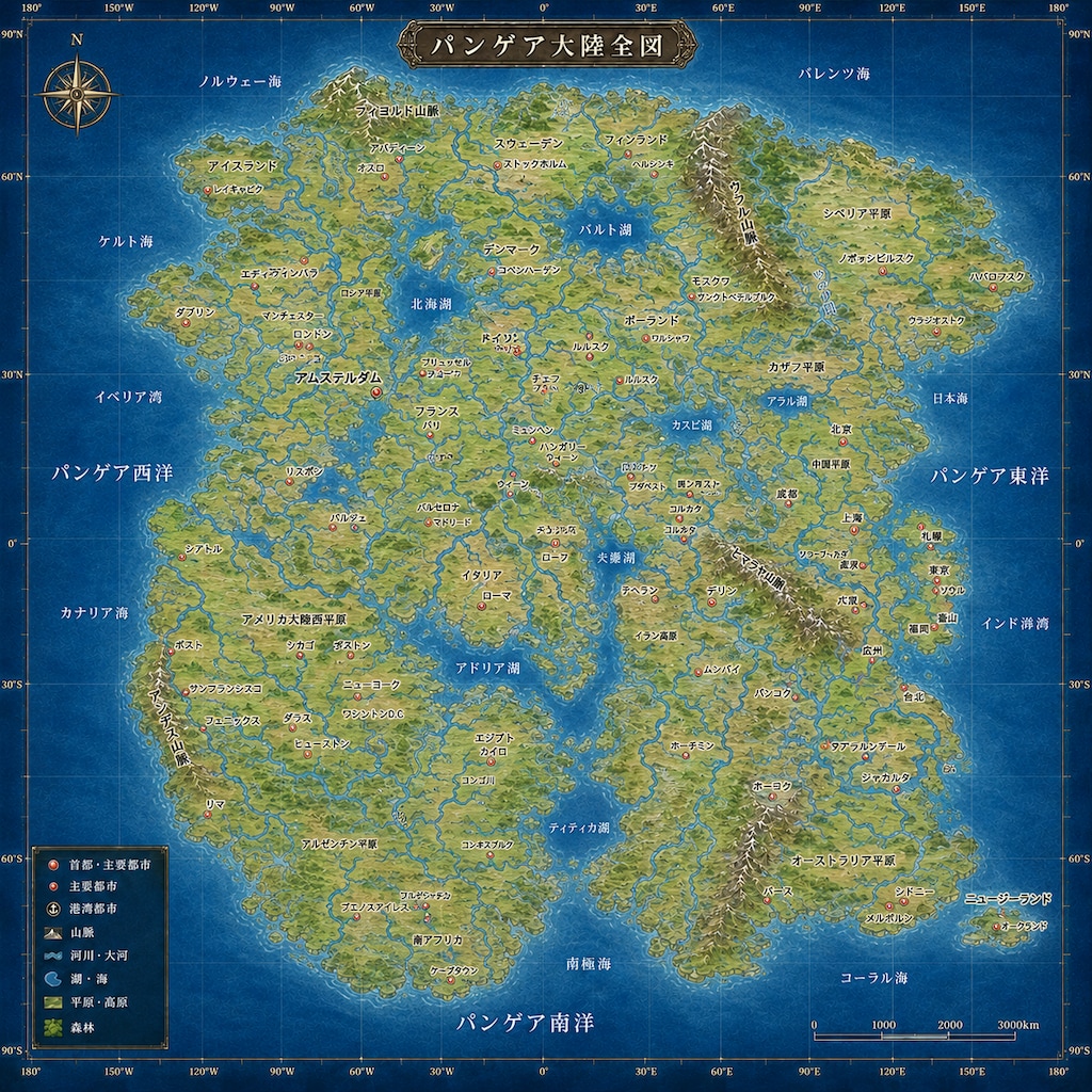 夢幻水滸伝の地下世界の地図です