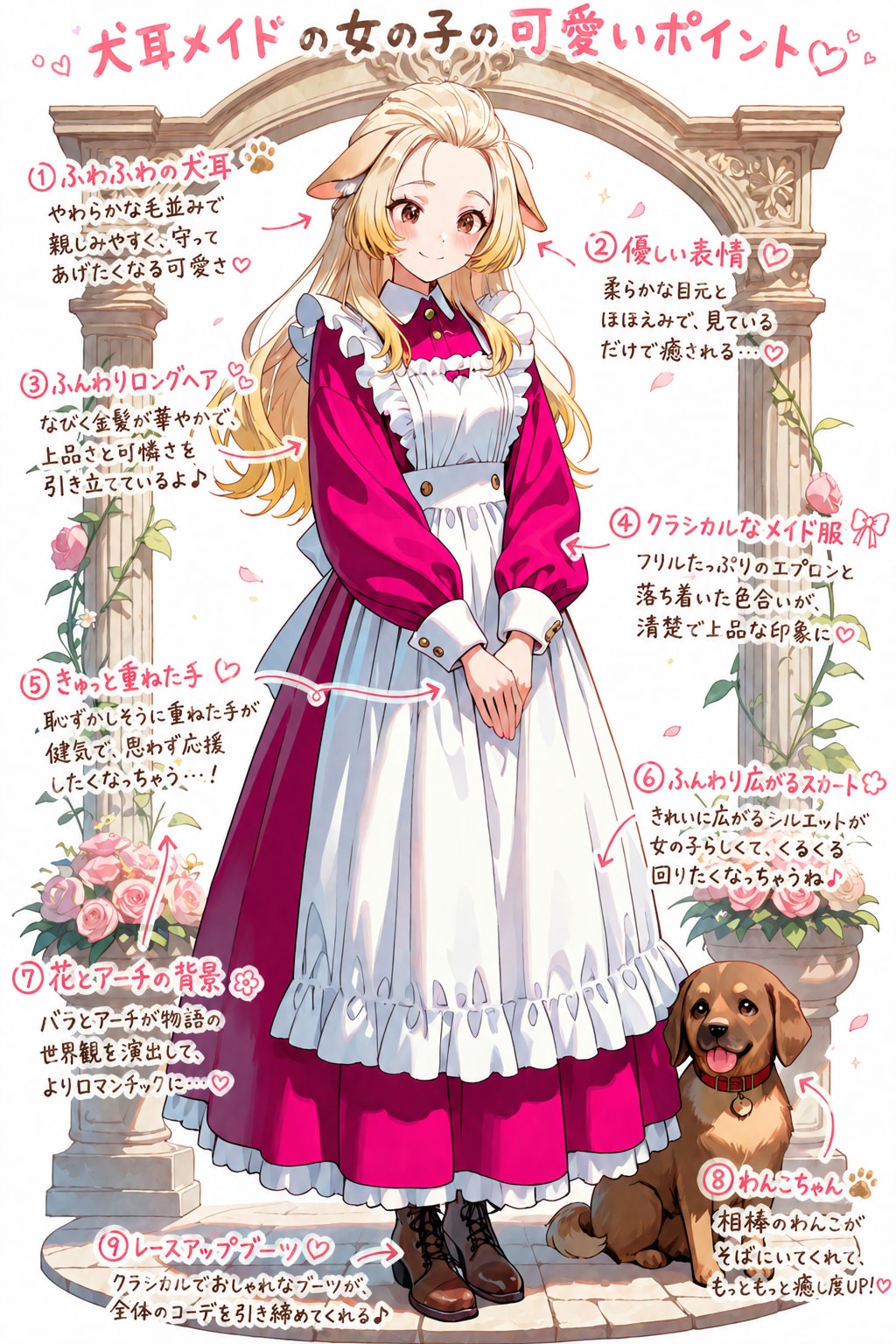 犬耳メイド | の人気AIイラスト・グラビア