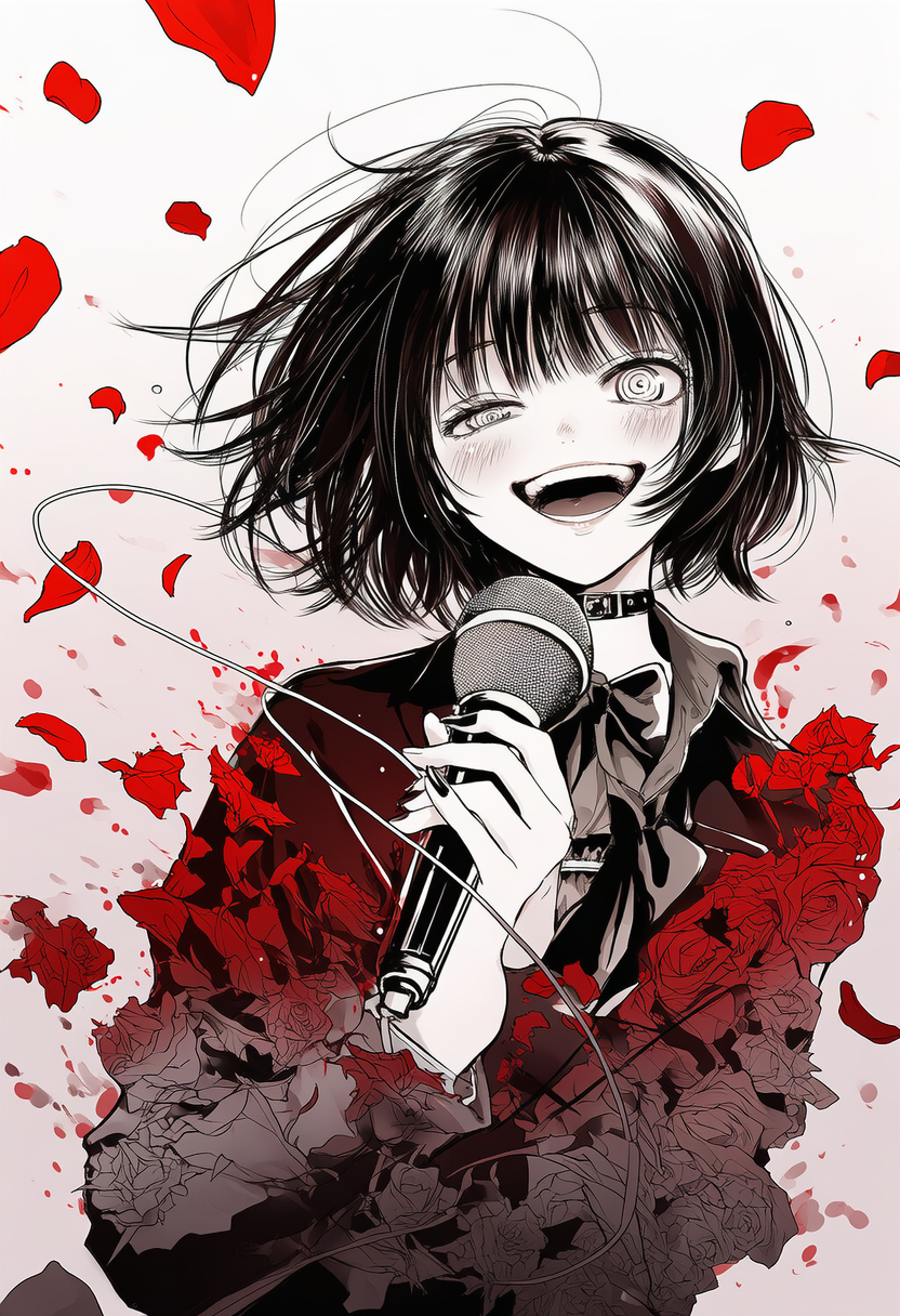 服部先輩、カラオケをする | の人気AIイラスト・グラビア