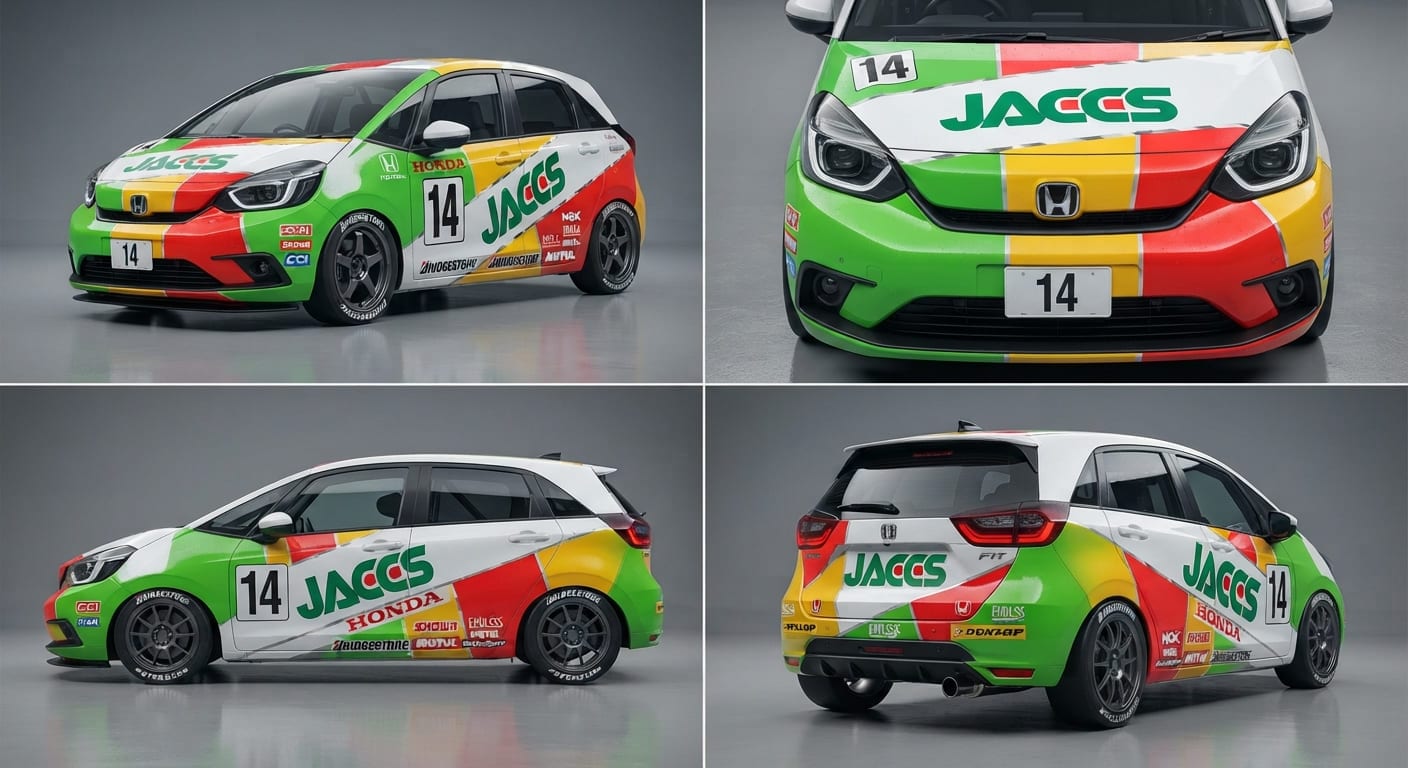 ホンダフィットレーシングカー | の人気AIイラスト・グラビア