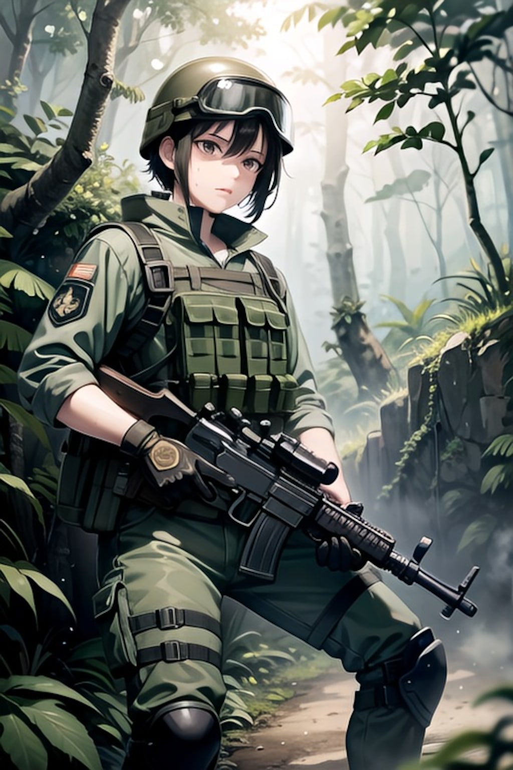 作戦行動中