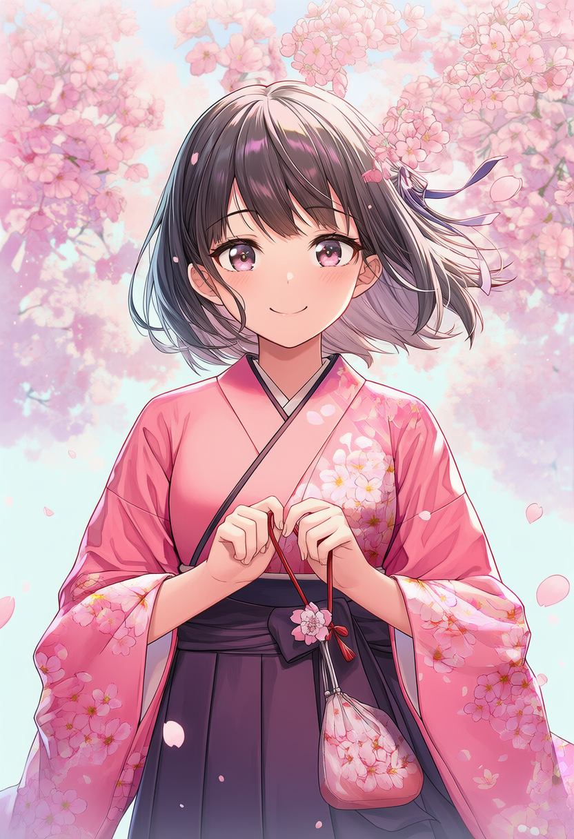 春の着物