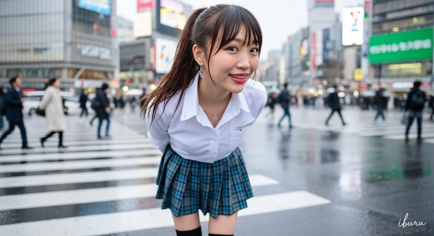 普通の青チェ