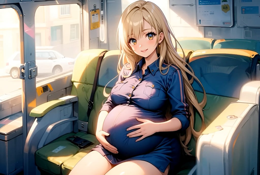 検診帰りのギャルママ