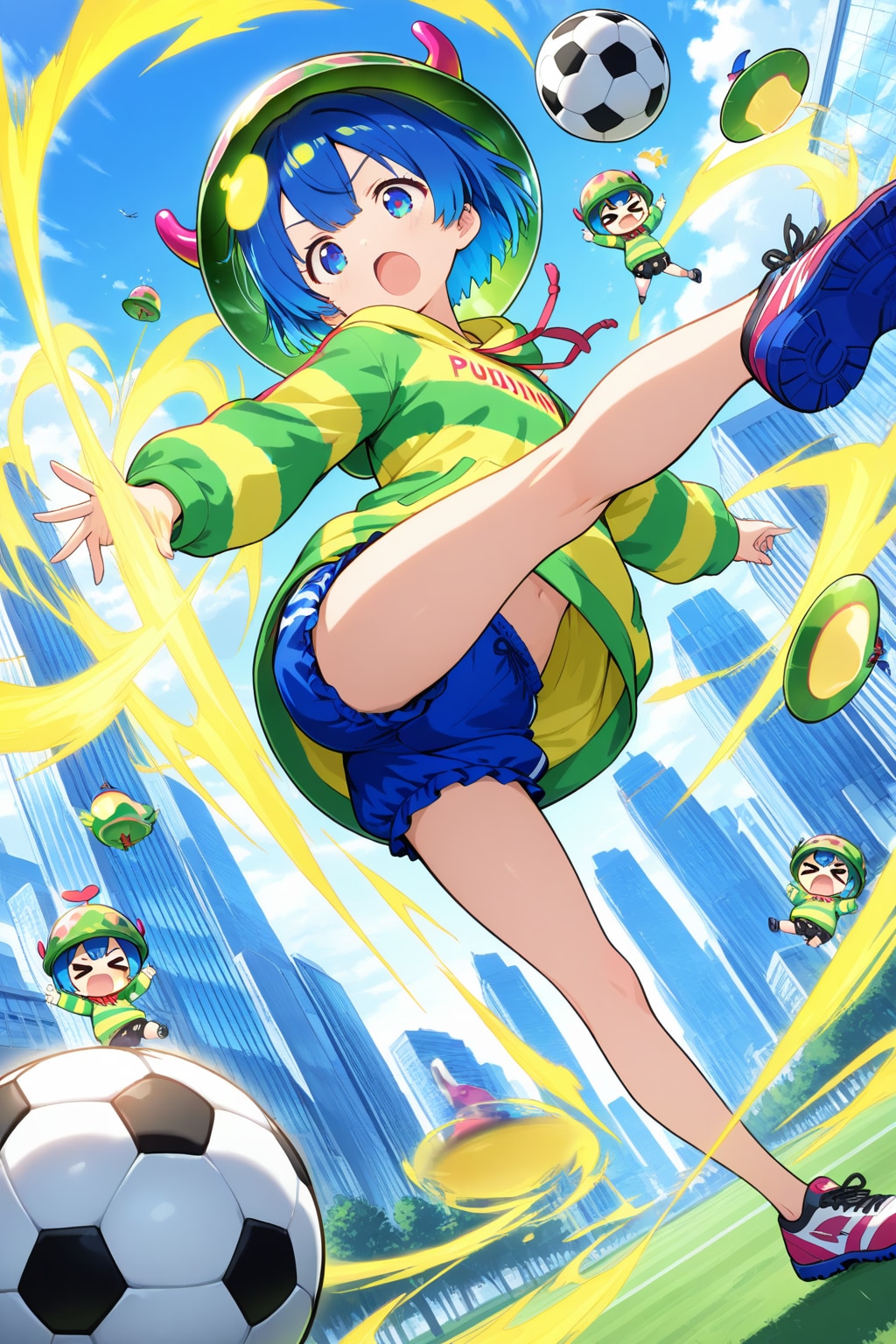 青髪ちゃん