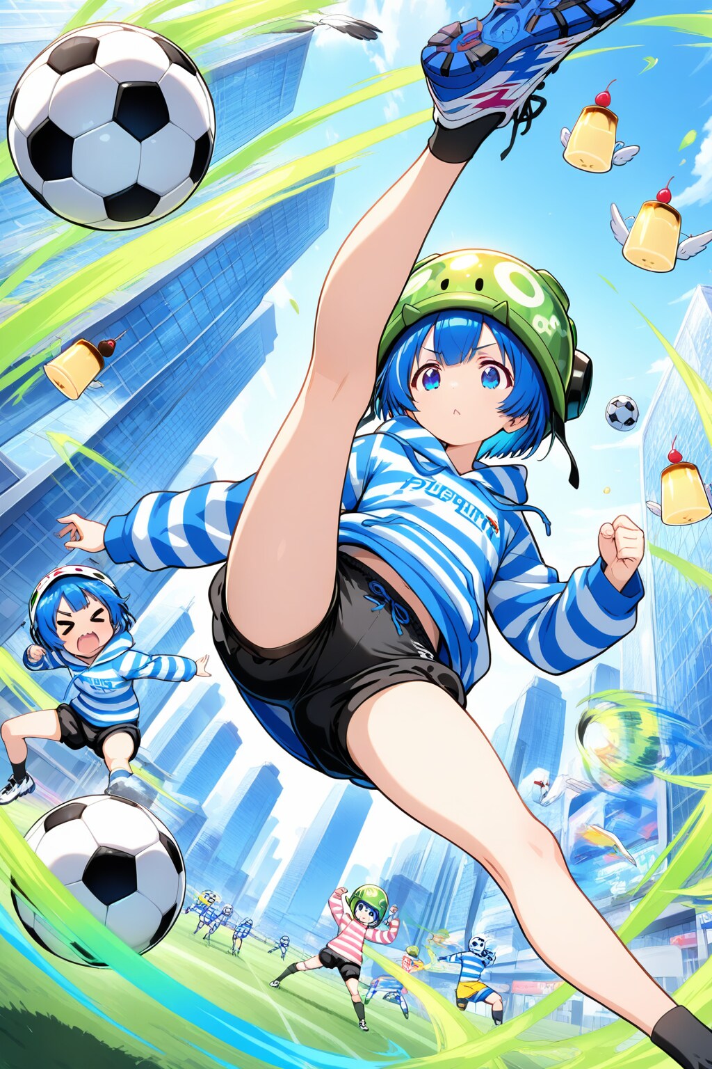 青髪ちゃん