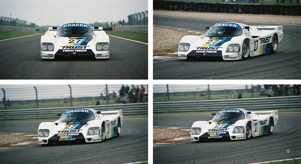 トラストポルシェ962Cレーシングカー