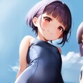 旧スク水「暁星しおん」HR 2枚目