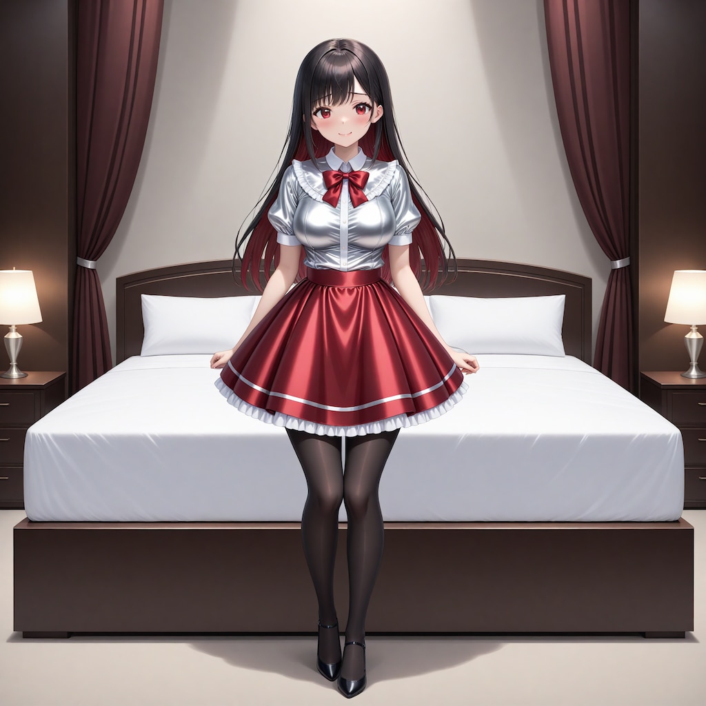 光沢ファミレス制服