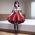 光沢ファミレス制服 8枚目