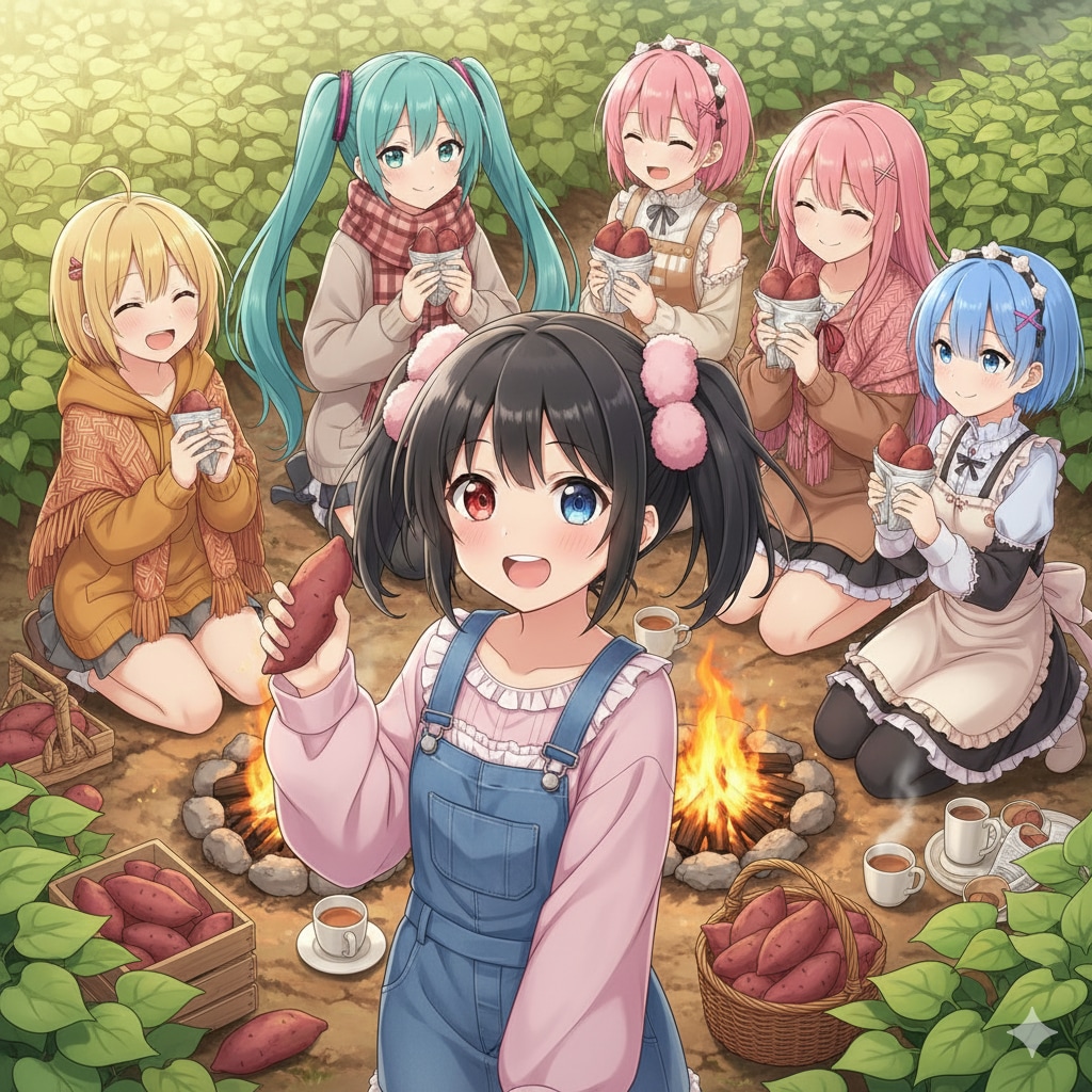 みんなで焼き芋