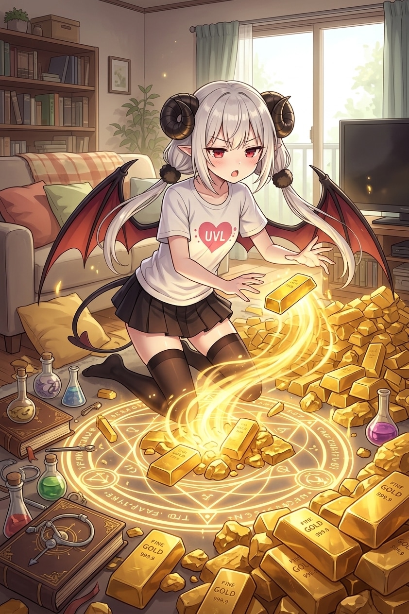 黄金錬成するアイちゃん | の人気AIイラスト・グラビア
