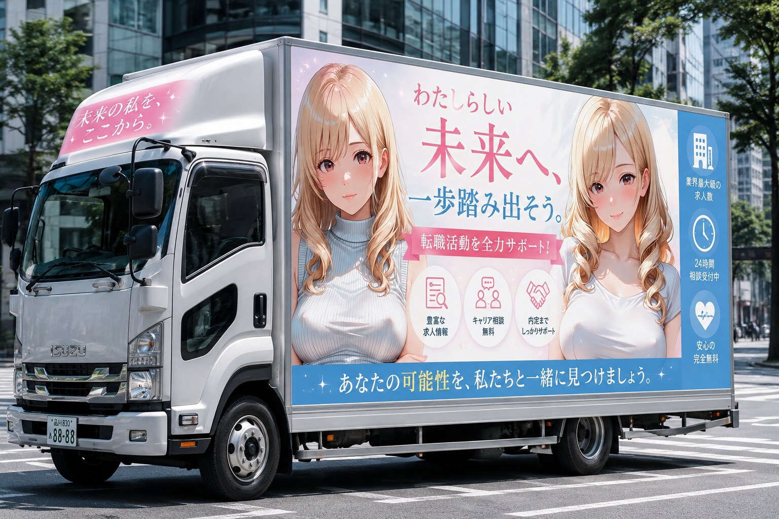 転職応援広告